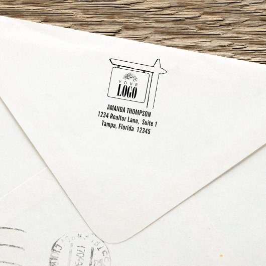 Real Estate Professional Custom Uw Logo toevoegen Zelfinktende Stempel