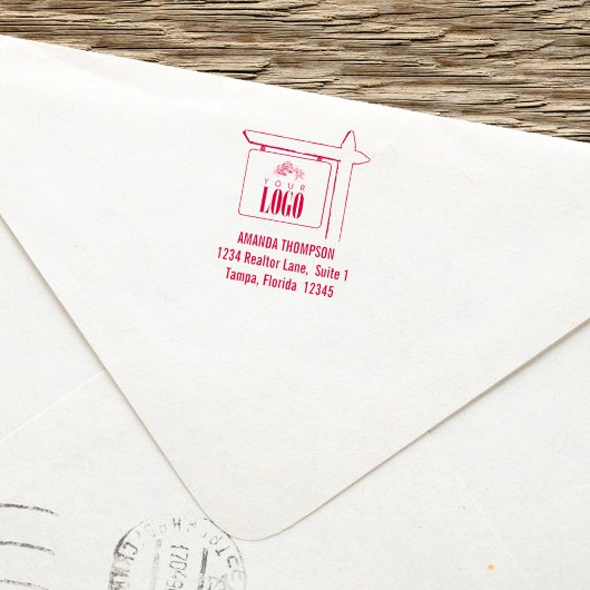 Real Estate Professional Custom Uw Logo toevoegen Zelfinktende Stempel
