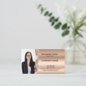 Real Estate Professional Insert of Add Photo Visitekaartje (Staand voorkant)