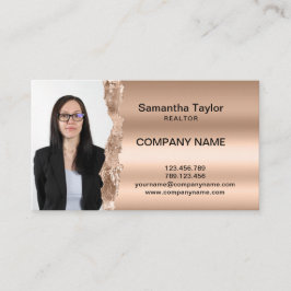 Real Estate Professional Insert of Add Photo Visitekaartje