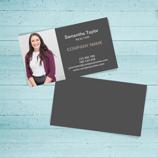 Real Estate Professional Insert of Add Photo Visitekaartje