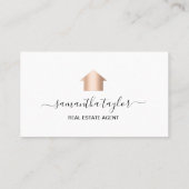 Real Estate Professional Insert of Add Photo Visitekaartje (Achterkant)