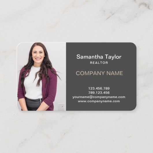 Real Estate Professional Insert of Add Photo Visitekaartje (Voorkant)