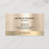 Real Estate Professional Modern Script House Busin Visitekaartje (Achterkant)