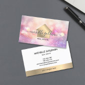 Real Estate Professional Modern Script House Busin Visitekaartje