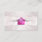 Real Estate Professional Modern Script House Busin Visitekaartje (Voorkant)