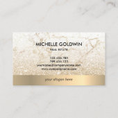 Real Estate Professional Modern Script House Busin Visitekaartje (Achterkant)