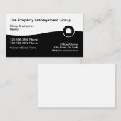 Real Estate Professional Property Management Visitekaartje (Voorkant / Achterkant)