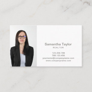 Real Estate Professional voegt foto en logo toe Visitekaartje