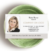 Real Estate Professional voegt foto en Logo toe Visitekaartje