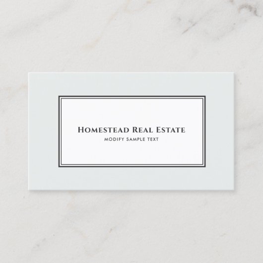 Real Estate Professional voegt foto en Logo toe Visitekaartje (Voorkant)