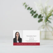 Real Estate Professional voegt foto en logo toe Visitekaartje (Staand voorkant)