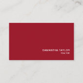 Real Estate Professional voegt foto en logo toe Visitekaartje (Achterkant)