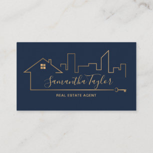 Real Estate Professional voegt foto logo Realtor B Visitekaartje