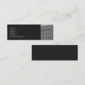 Real Estate Profile Card Mini Visitekaartje (Voorkant / Achterkant)