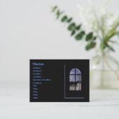 Real Estate Profile Card Visitekaartje (Staand voorkant)
