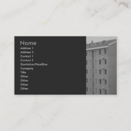 Real Estate Profile Card Visitekaartje