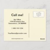 Real Estate Promo Briefkaart (Achterkant)