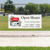 Real Estate Promo Open House Sign Banner (Insitu)