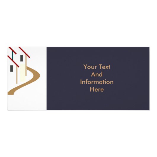 Real Estate Rack Card Reclamekaart (Voorkant)