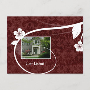 Real Estate / Realtor Briefkaart  Rood