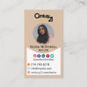 Real Estate Realtor Business Card Template Visitekaartje (Voorkant)