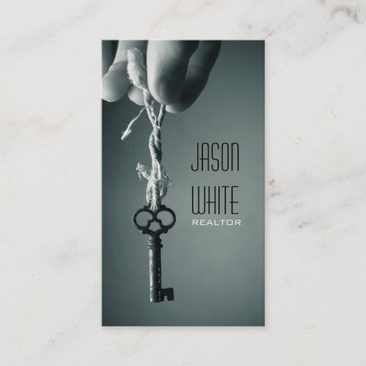 Real Estate, Realtor Business Card Visitekaartje (Voorkant)