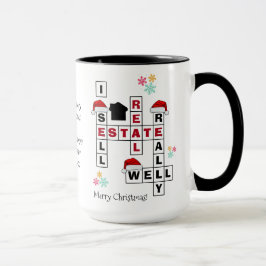 Real Estate Realtor Gift CHRISTMAS Mok