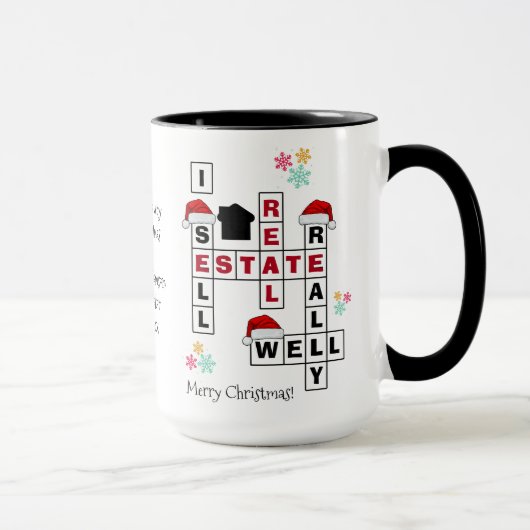 Real Estate Realtor Gift CHRISTMAS Mok (Rechts)