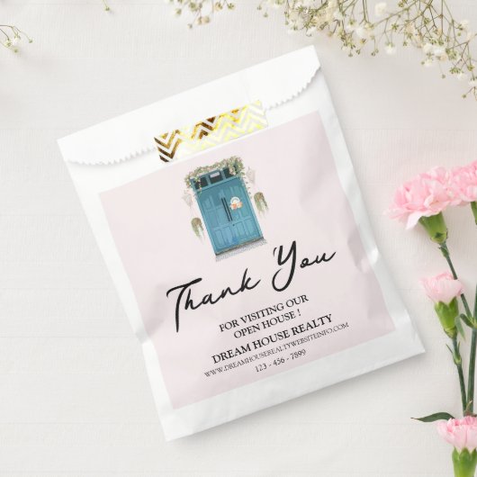 Real Estate Realtor Open House Goodie Bedankzakje (Gezegeld)