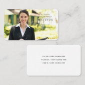 Real Estate Realtor Realty Photo Appointing Visitekaartje (Voorkant / Achterkant)