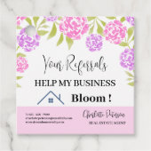 Real Estate Realtor Spring Florence Pop by Gift La Bedankjes Labels (Voorkant)