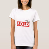 Real Estate Red Sold Sign Keys to Home T-Shirt (Voorkant)