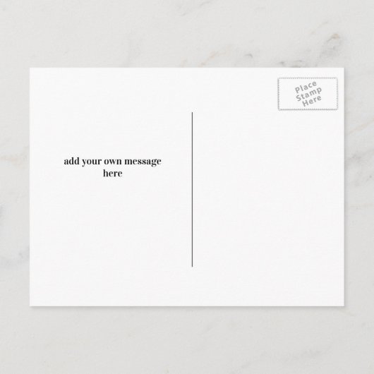 Real Estate Referral Briefkaart, We houden van S'm Aankondigingskaart (Achterkant)