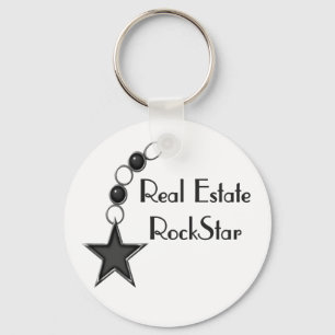 Real Estate Rock Star Sleutelhanger