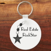 Real Estate Rock Star Sleutelhanger (Voorkant)