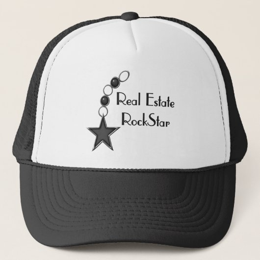 Real Estate Rock Star Trucker Pet (Voorkant)