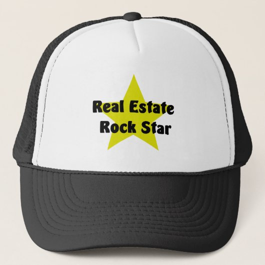 Real Estate Rock Star Trucker Pet (Voorkant)
