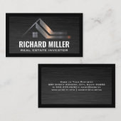 Real Estate Roof | Vastgoedbelegger Visitekaartje (Voorkant / Achterkant)