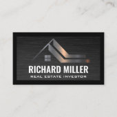 Real Estate Roof | Vastgoedbelegger Visitekaartje (Voorkant)