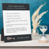 Real Estate Shoing / Open House Client Safety Fotoplaat (Zijkant)