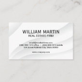 Real Estate Silver Goud Logo Visitekaartje (Achterkant)