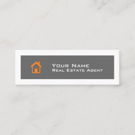 Real Estate Skinny Business Card Template Mini Visitekaartje