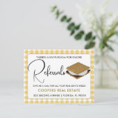 real estate SMORE referrals Announcement Postcard Aankondigingskaart (Staand voorkant)