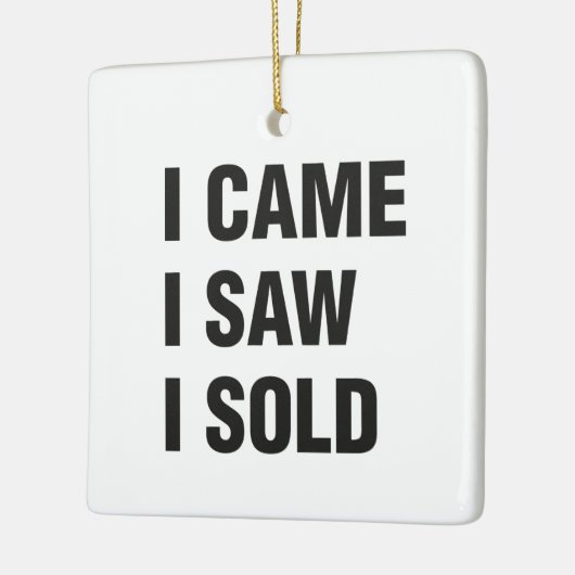 Real Estate Square Ornament (Links)