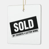 Real Estate Square Ornament (Links)