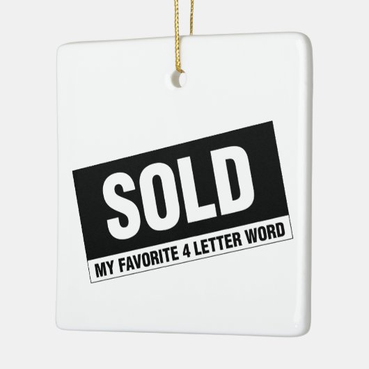 Real Estate Square Ornament (Links)