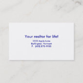 Real Estate Stairs House Visitekaartje (Achterkant)
