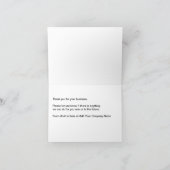 Real Estate Thank You Cards Bedankkaart (Binnen)