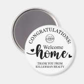 Real Estate Thank You New Home Magneet (Voorkant / Achterkant)